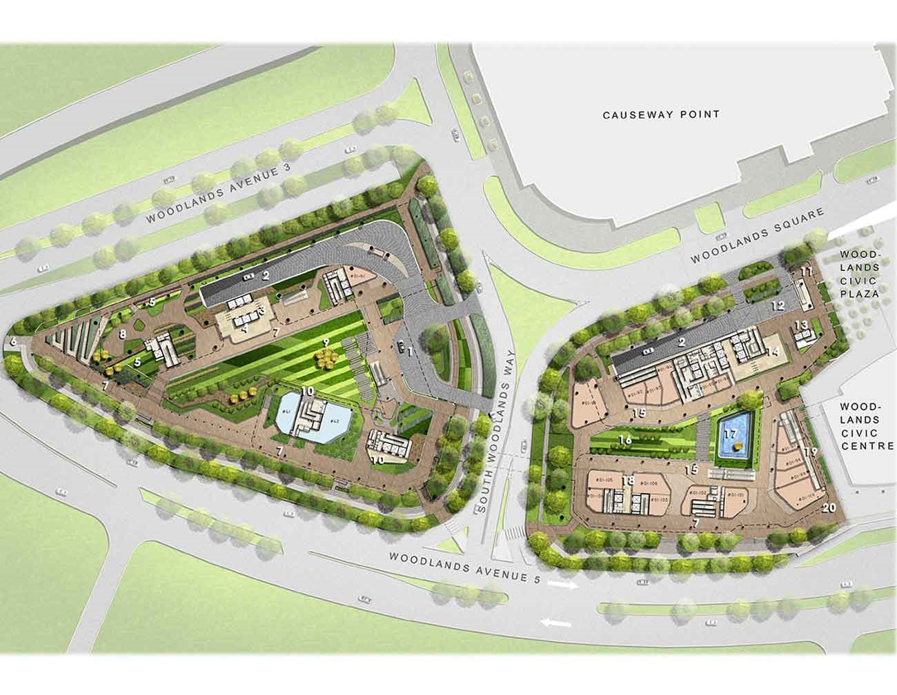 woods square siteplan