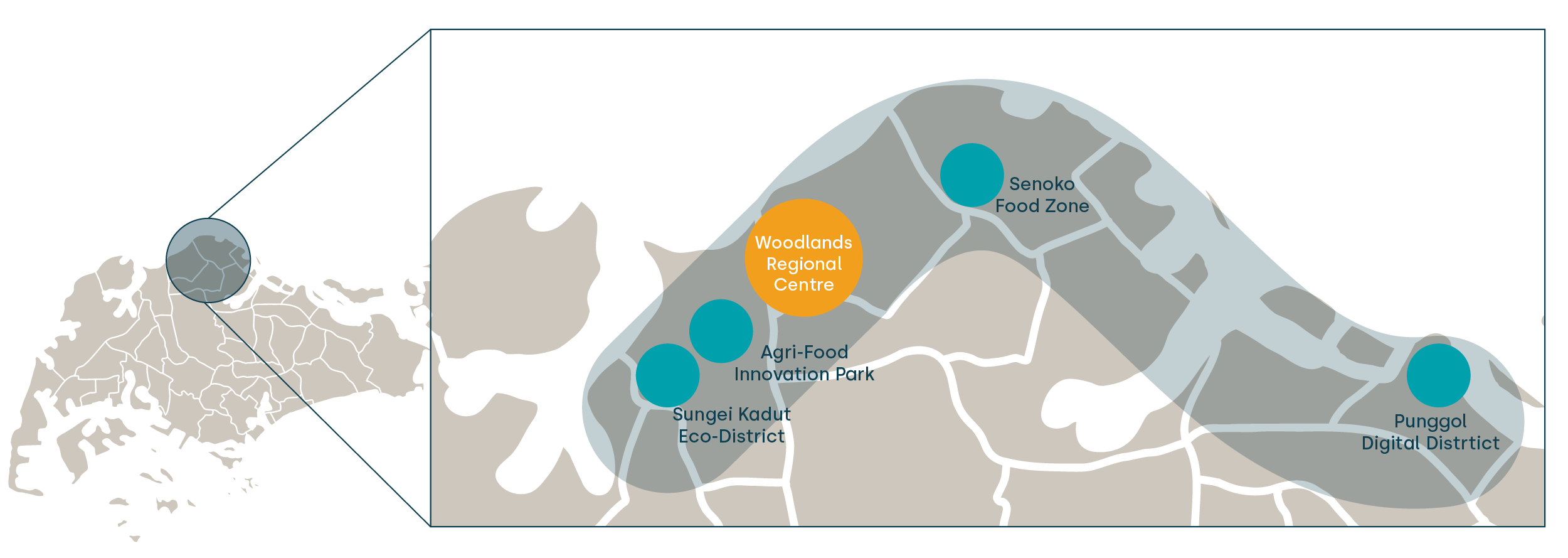 woodlands gateway map