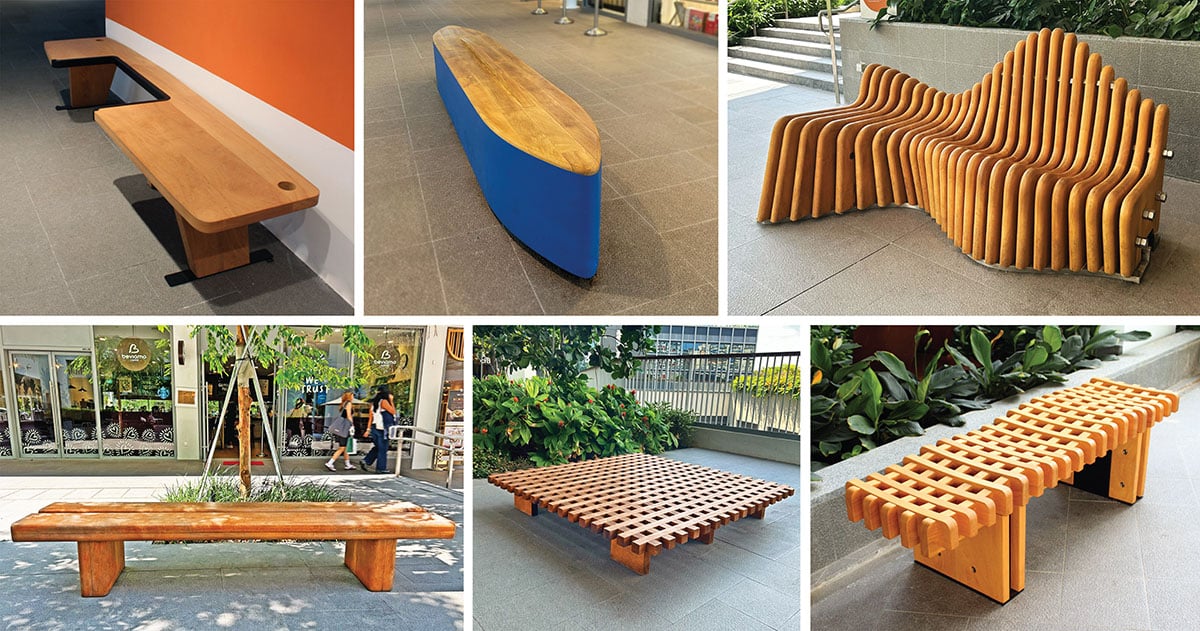 Benches Collage